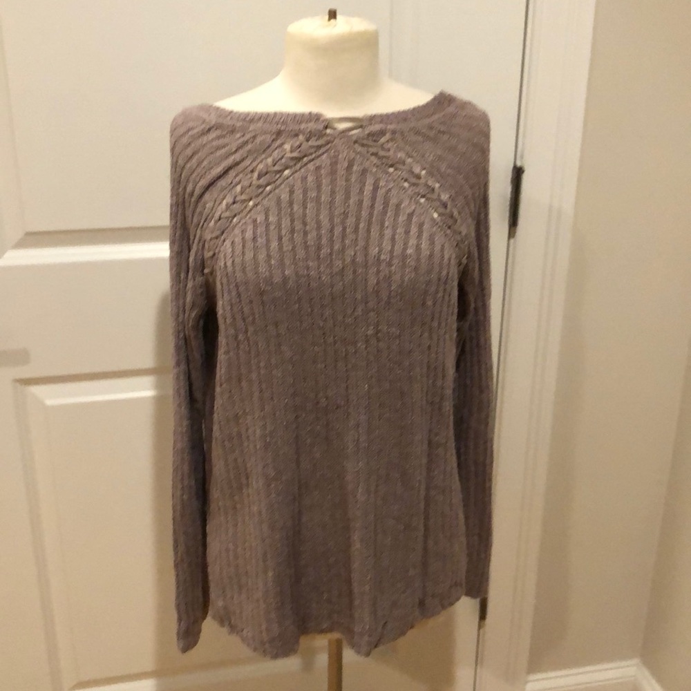 Altar'd State mauve sweater. - Picture 1 of 7